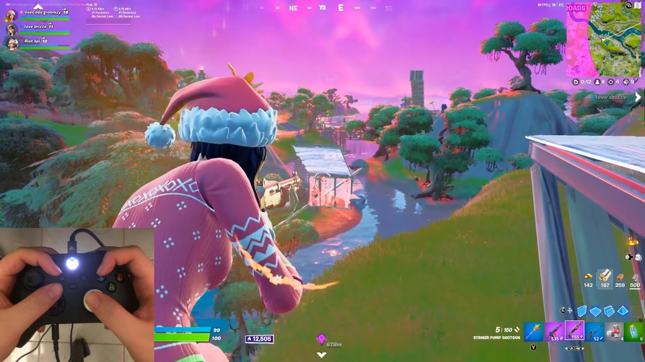 Xbox Series S Fortnite Chapter 3 Arena Handcam (4K 120FPS)