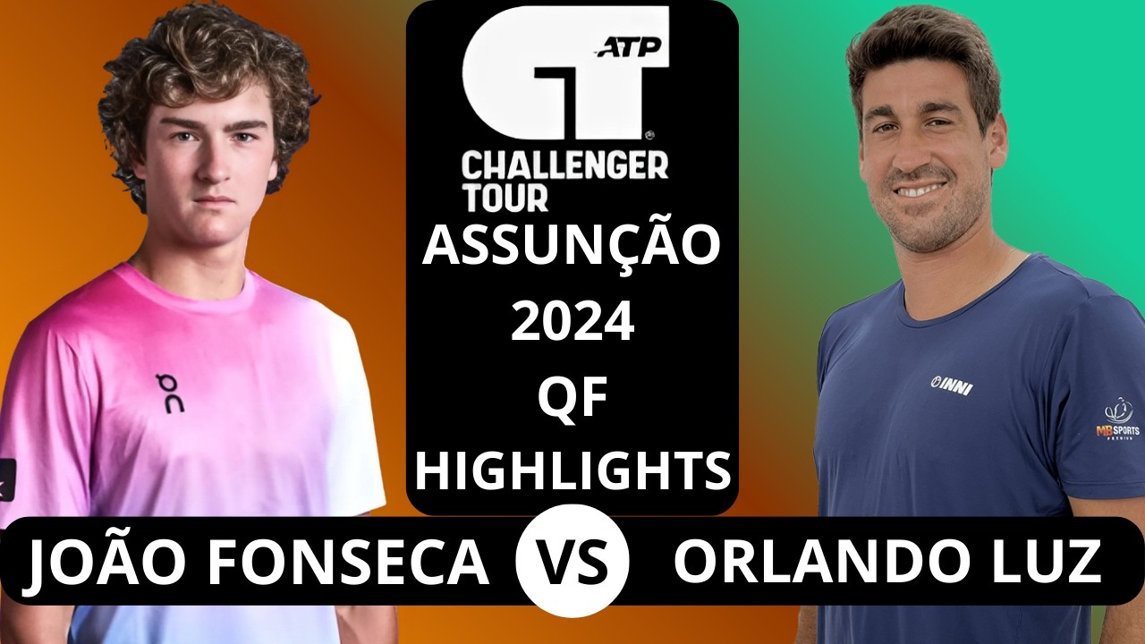 João Fonseca vs Orlando Luz | Assunção 2024 QF Destaques