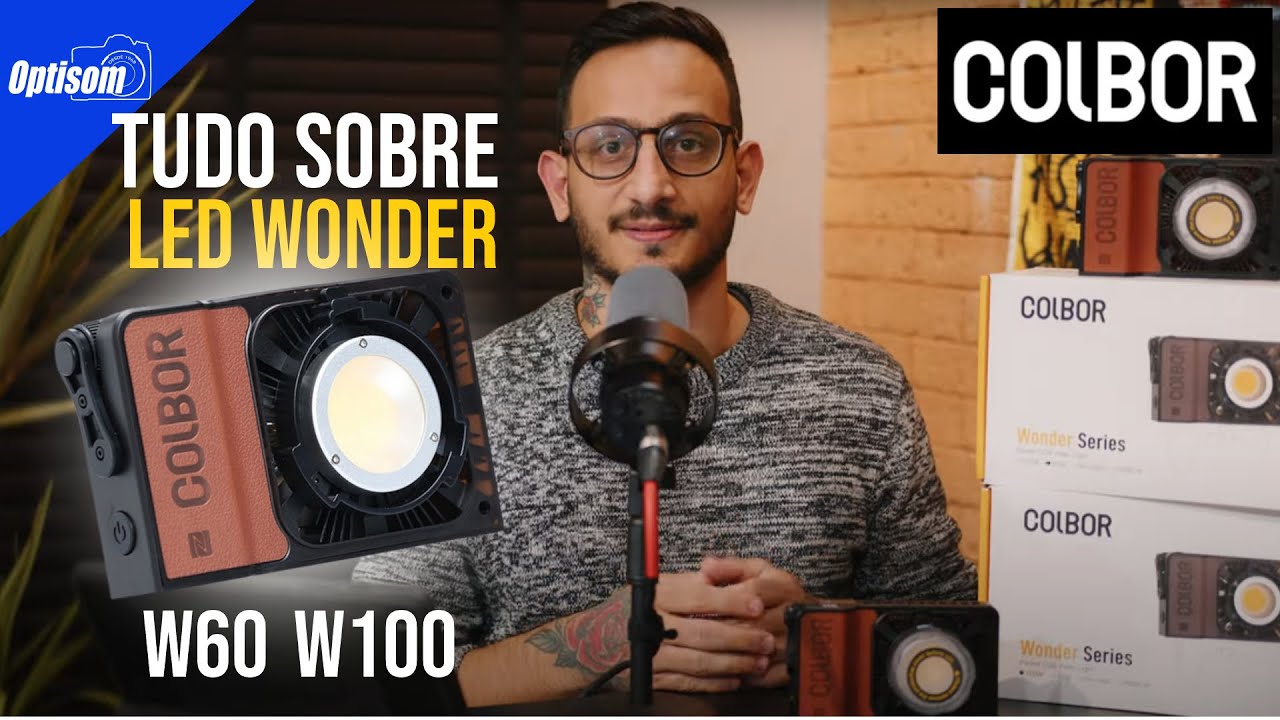 Conheça o POTENTE E COMPACTO Painel COB LED Colbor Wonder W60 e W100 - LOJA OPTISOM