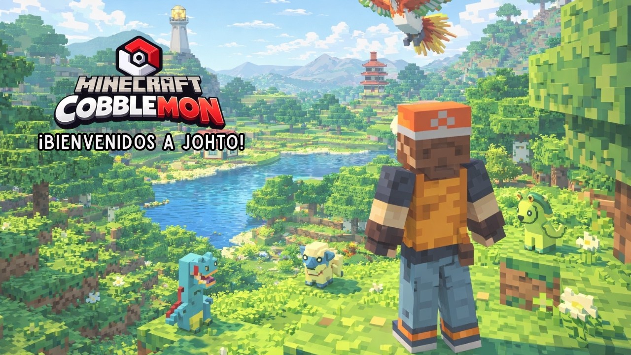 #20 Minecraft COBBLEMON - ¡BIENVENIDOS A JOHTO!