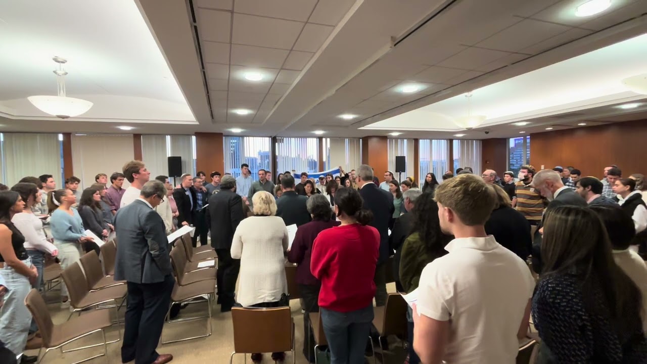 Hatkivah at Israel Solidarity Shabbat