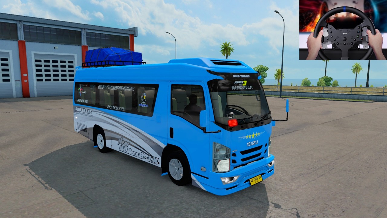 Driving Jetbus 3+ MC Isuzu NLR55BLX on Dangerous Mountain Roads | Realistic POV ETS2