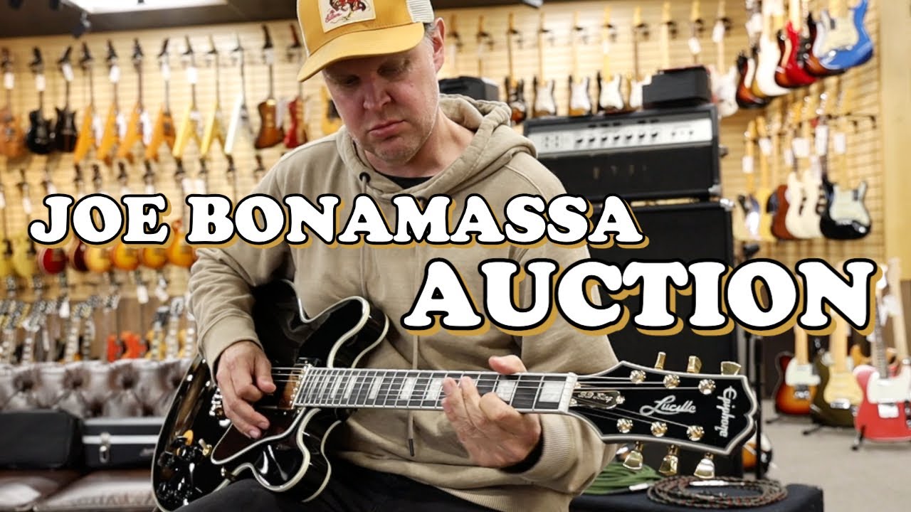 Джо Бонамасса АУКЦИОН | Подпись Epiphone BB King Lucille