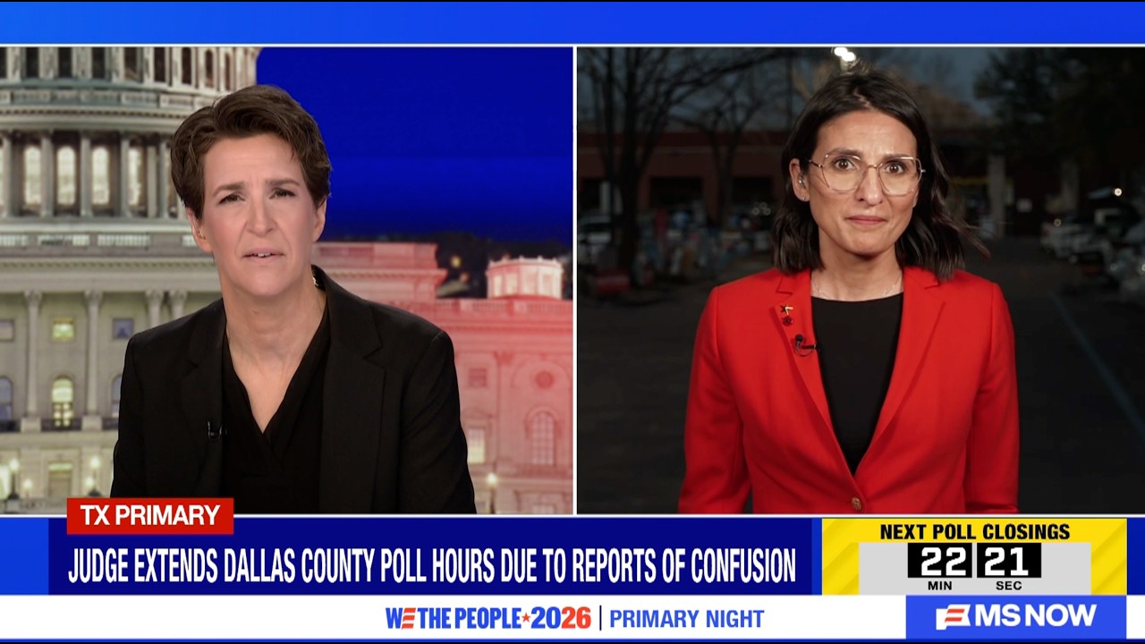 Texas Primaries on March 3, 2026: Voting hours extended for the Democratic Primary in Dallas County.