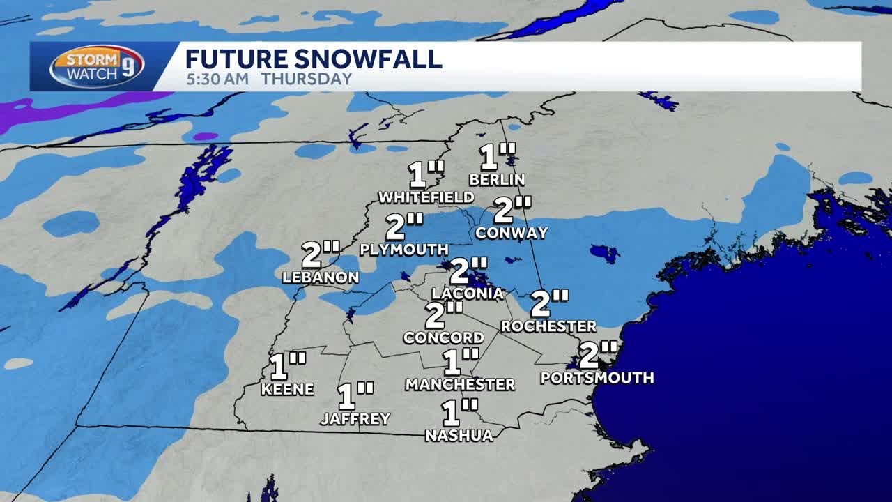 Video: Light snow likely Wednesday morning