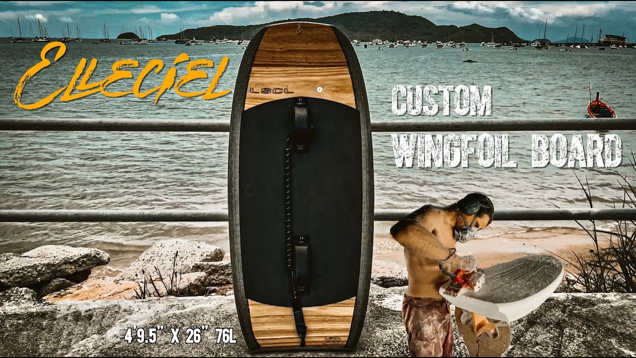 Elleciel Custom Made Wing Foil Board, Exquisite Boutique Design and Construction