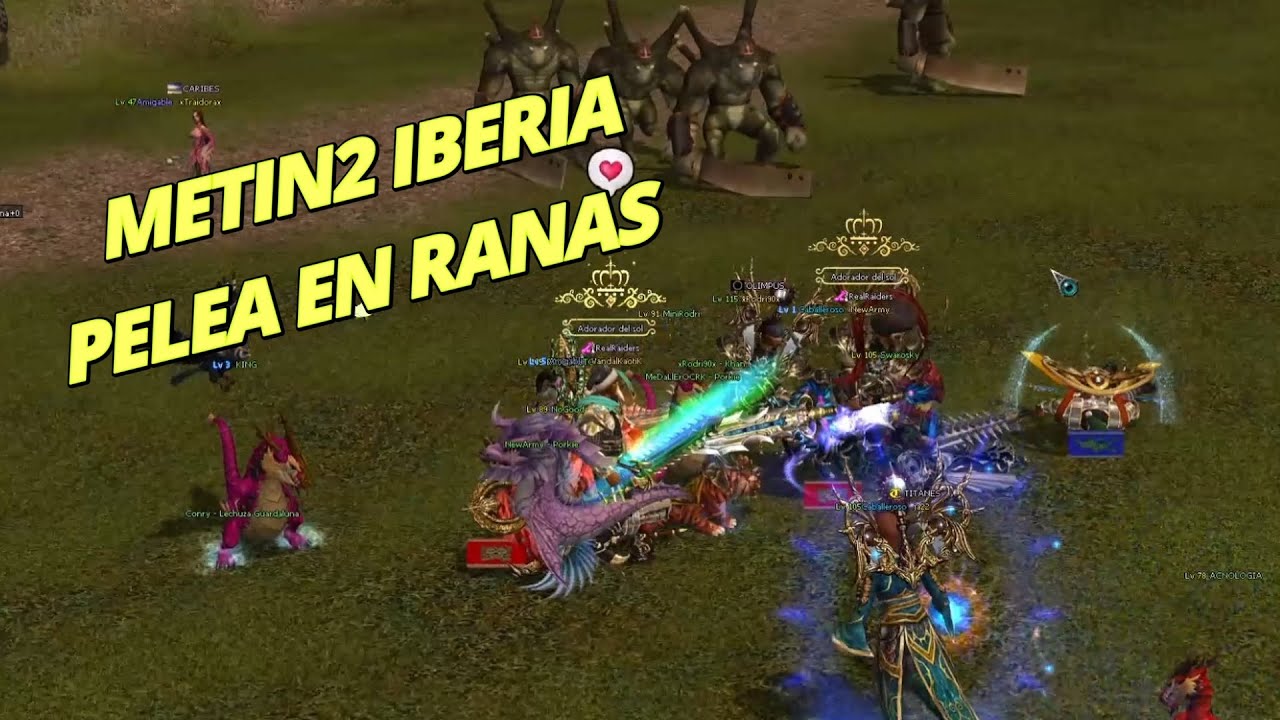 METIN2 IBERIA PVP PELEA EN RANAS 🐸⚠️