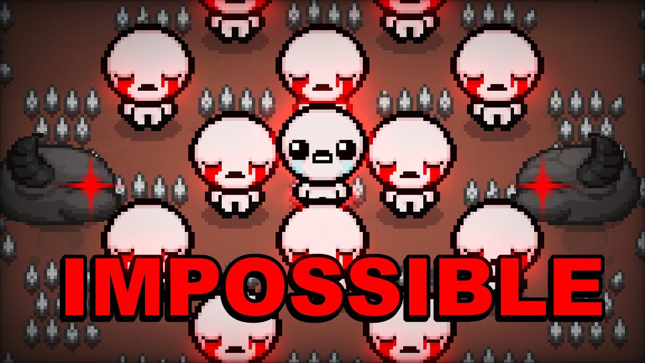 Isaac, But All The Rooms Are Diagonal Spikes...