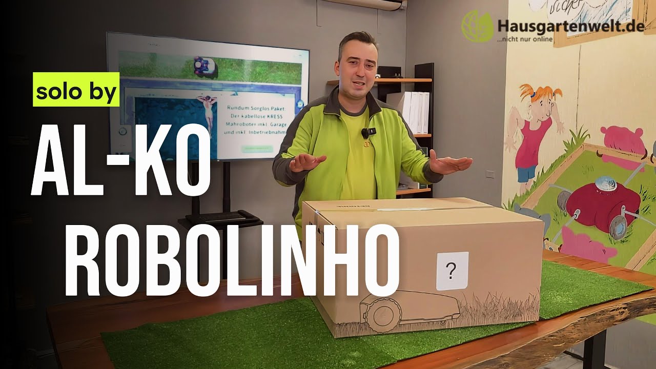 solo by AL KO Robolihno - perfekte Alternative zu kabellosen Mährobotern - A&S Rundum Sorglos Paket