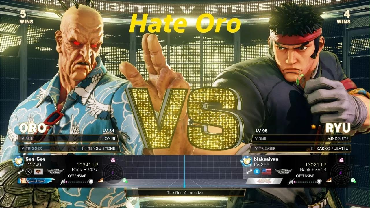 STREET FIGHTER V: blaksaiyan vs Seg_Geg -Hate this guy