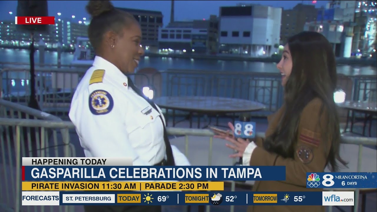 Chief Barbara Tripp speaks on Gasparilla safety