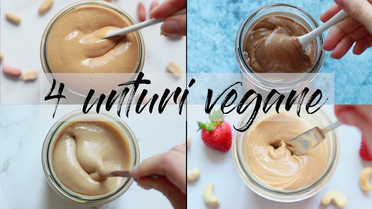 Cum sa prepari acasa Unturi Vegetale! Unt de arahide! Unt de migdale! Unt de caju! Unt alune padure!
