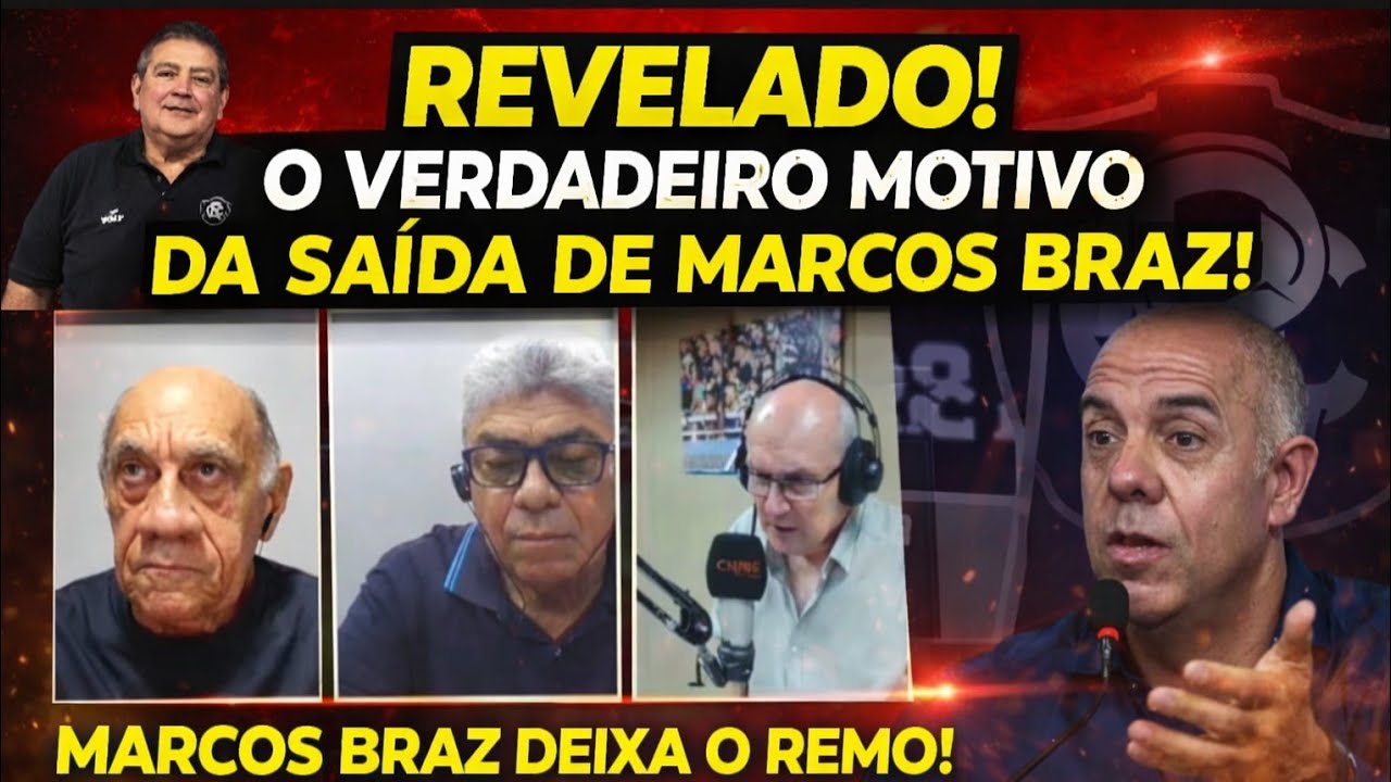 Imprensa PARAENSE Revela o verdadeiro motivo da saída de Marcos Braz do Remo