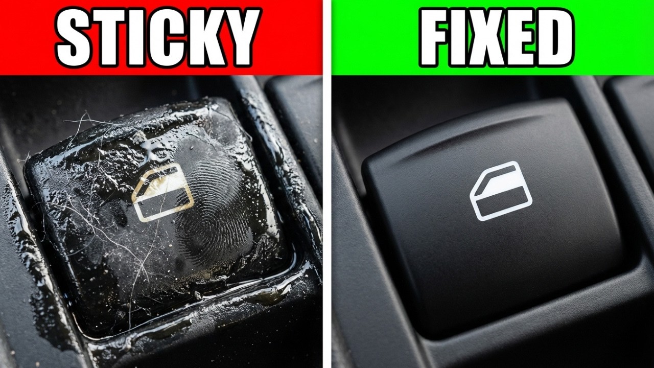 The German Method to Fix Sticky Interior Buttons Without Taking the Dash Apart
