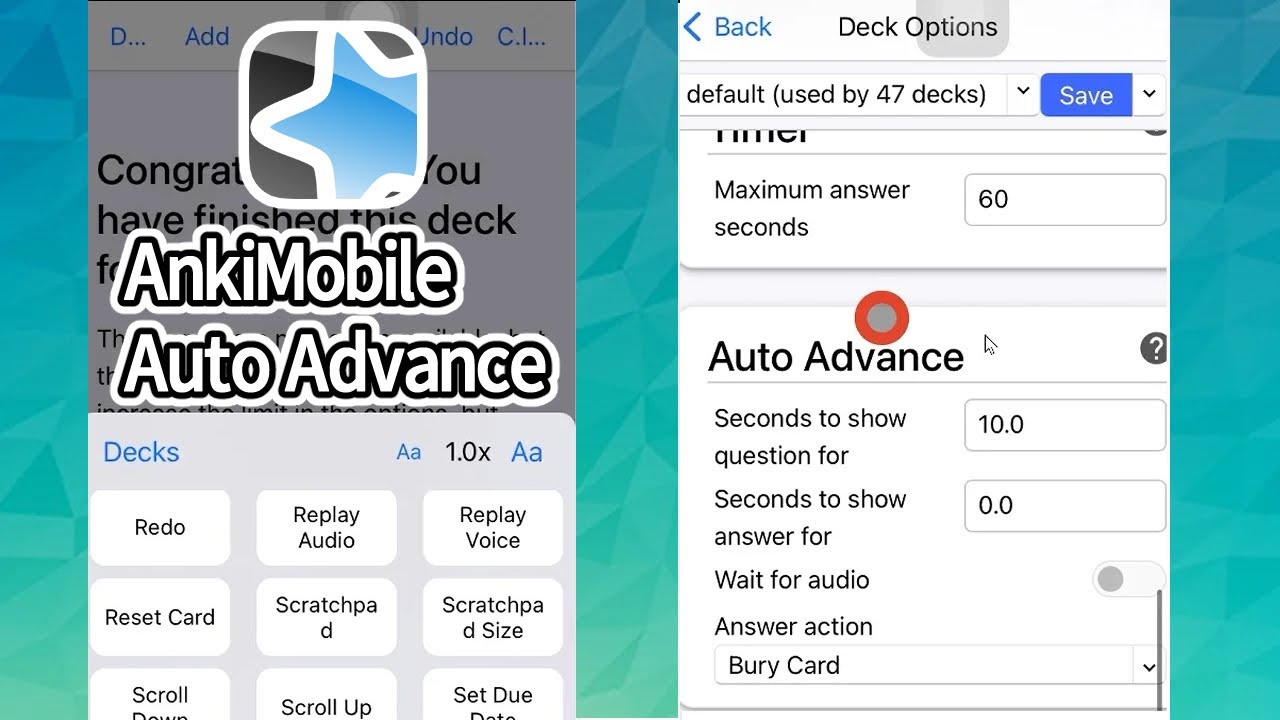 Where is the AutoAdvance for new AnkiMobile? (& latest Anki for PC natively support Speed Focus!)