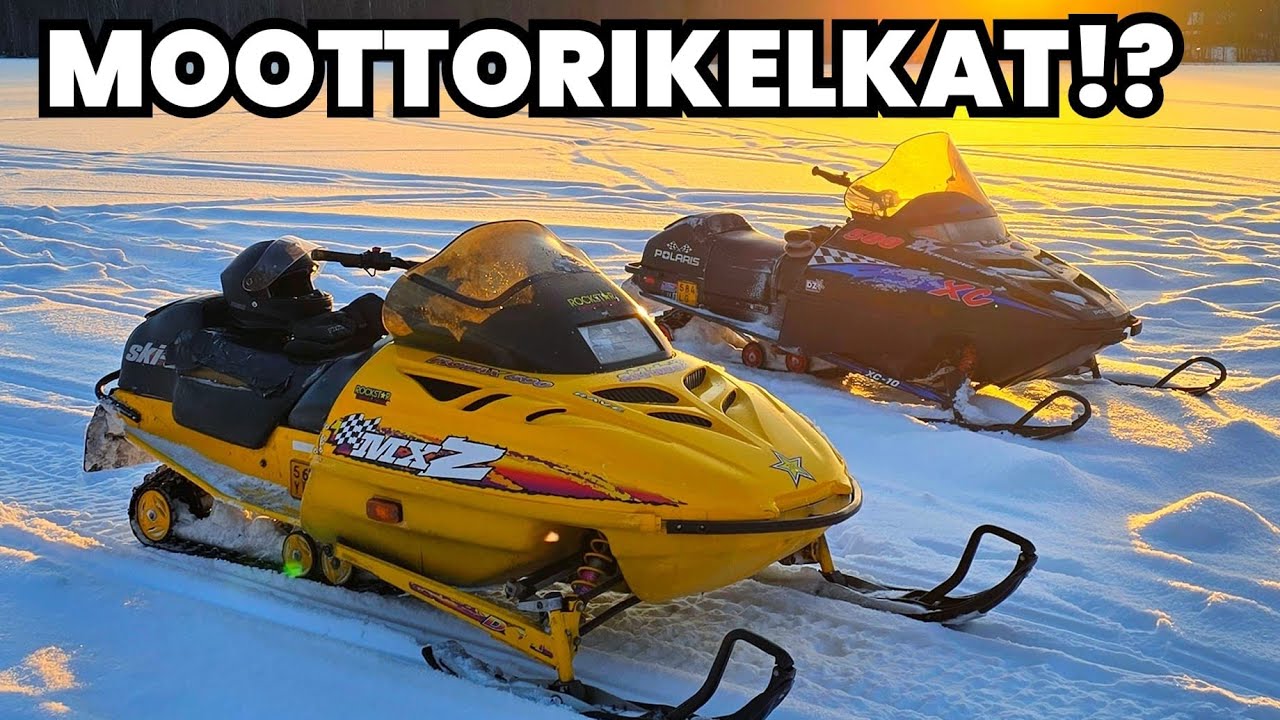 Pollen ja Doon seikkailut alkaa! Halvat moottorikelkat uhka vai mahdollisuus ?