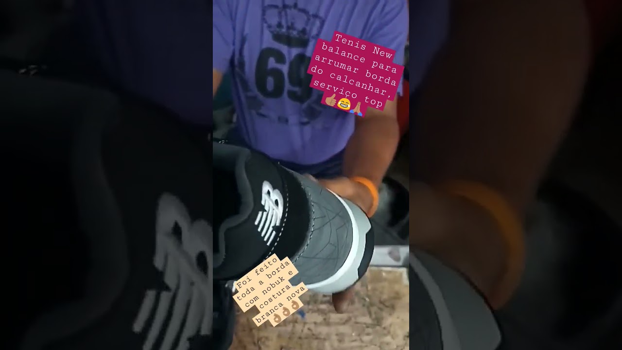 tênis New balance para trocar borda do calcanhar, top demais 