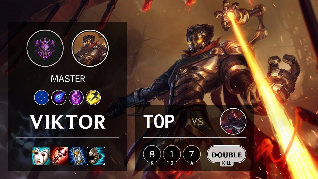 Viktor Top vs Sion - EUW Master Patch 10.8