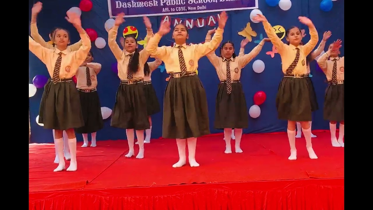 best performance of 5th Class Girls chota chota Sapna hu _Annual day 2021-22