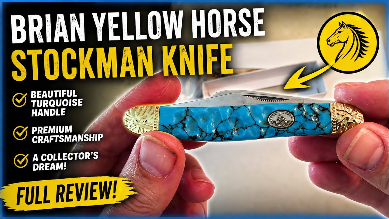 BRIAN YELLOW HORSE TURQUOISE ROUGH RIDER STOCKMAN REVIEW
