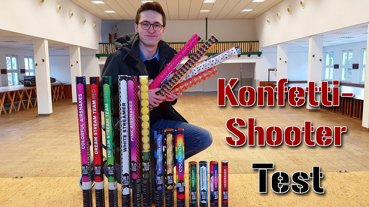 Konfetti-Shooter Test | Karneval 2018 | Konfettikanonen