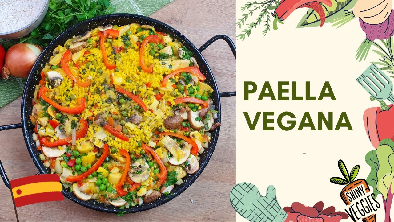 Paella Vegana | Receta de Paella | Cómo hacer paella vegana paso a paso | Shiny Veggies
