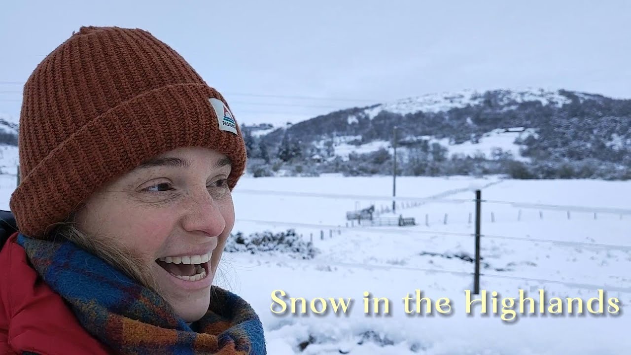 Snow - Lots of snow! Wintry fun in the Scottish Highlands