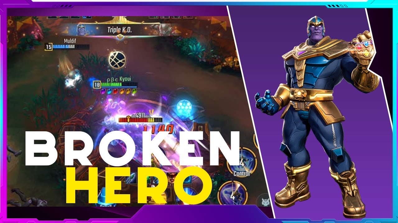 Thanos Is Just Too Broken | Marvel Super War