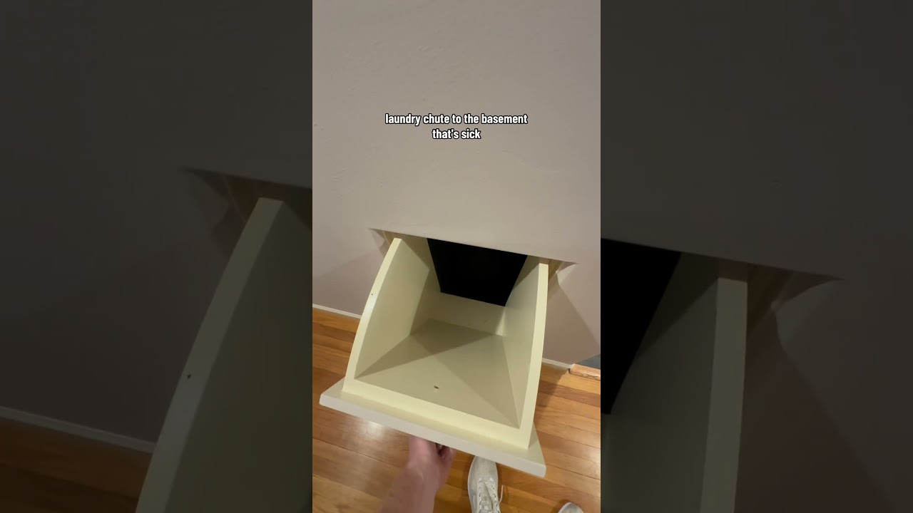 Laundry Chute🧺 Would you want one? 