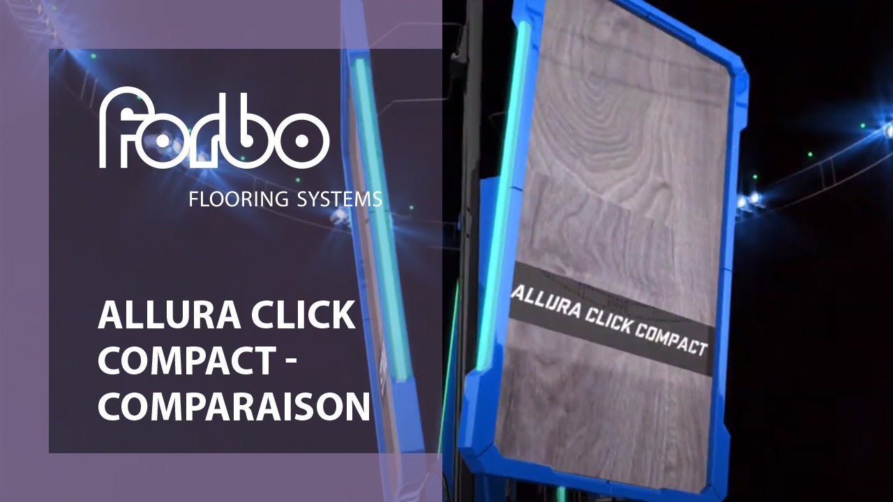Allura click compact - Sol PVC clipsable vs Stratifi&eacute; clipsable vs Carrelage| Forbo Flooring Systems