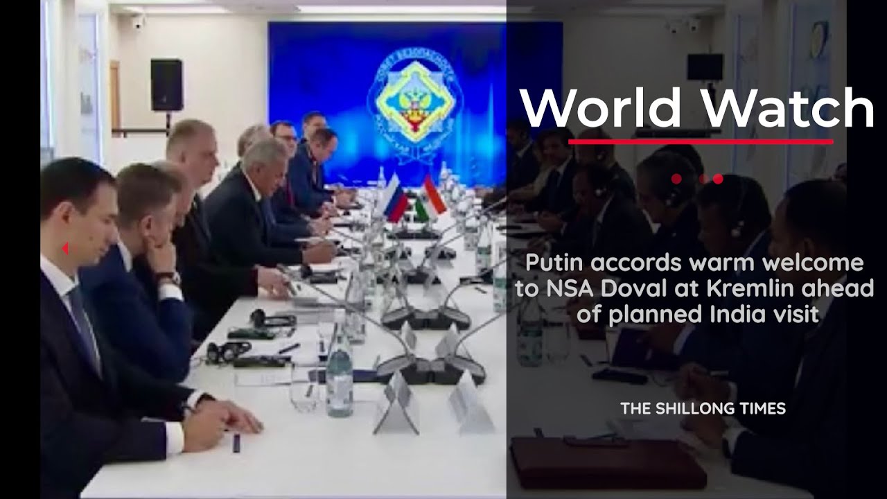 WATCH Putin accords warm welcome to NSA Doval at Kremlin ahead of planned India visit