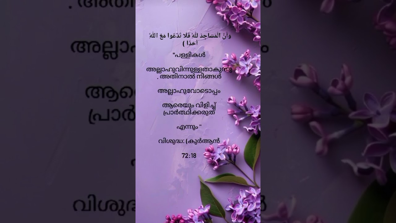 #islamicreminder #quranayat #islamicquotes #malayalam #mosque