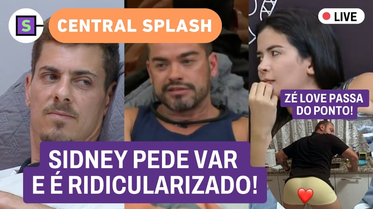 🔥ARMAÇÃO pra roça: Sacha vai escapar? Sidney BATE BOCA com Vanessa; Zé Love PROVOCA Yuri  | AO VIVO