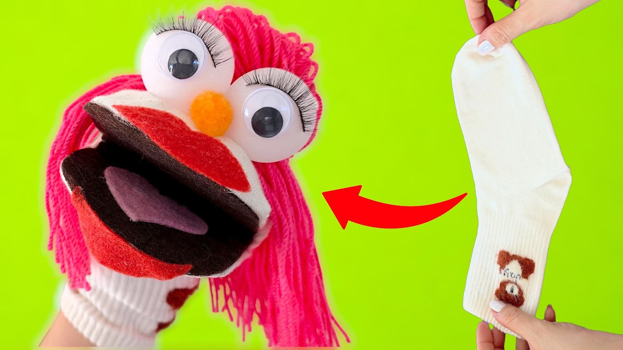 How to Make a Sock Puppet | Easy Craft Idea