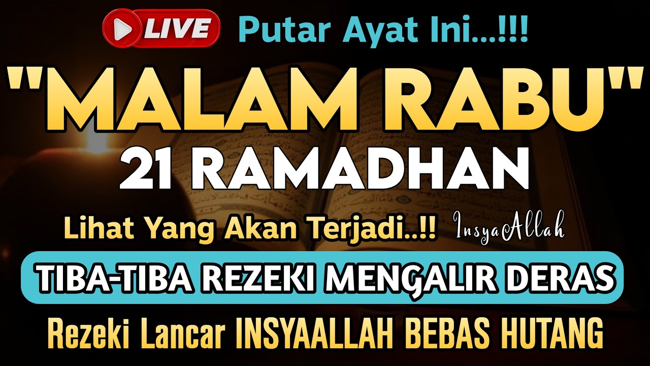 🔴LANGSUNG DIKABULKAN..‼️CUKUP PUTAR SEKALI DAN DENGARKAN, 100 RIBU MALAIKAT TURUN | REZEKI LANCAR