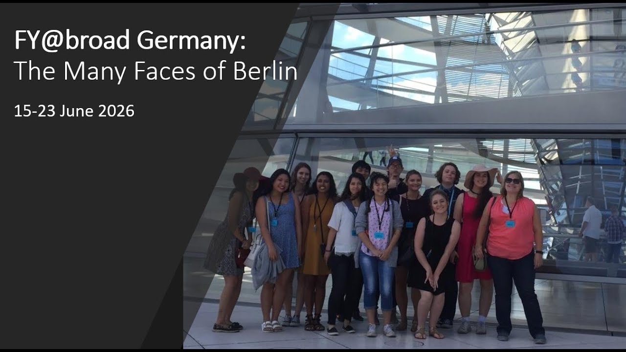 Info session - FY@Germany: The Many Faces of Berlin