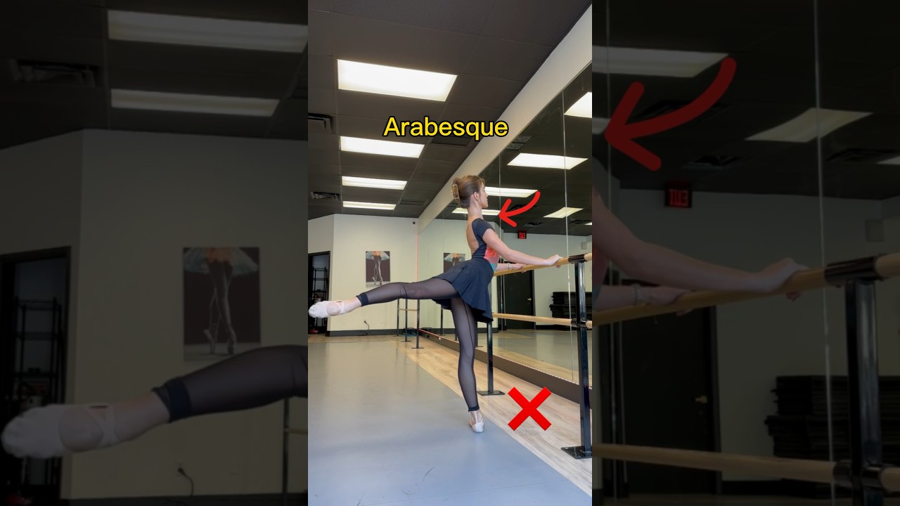 Arabesque Technique - Dance Like a Pro #learning #ballerina #balletteacher #ballettips #balletdancer