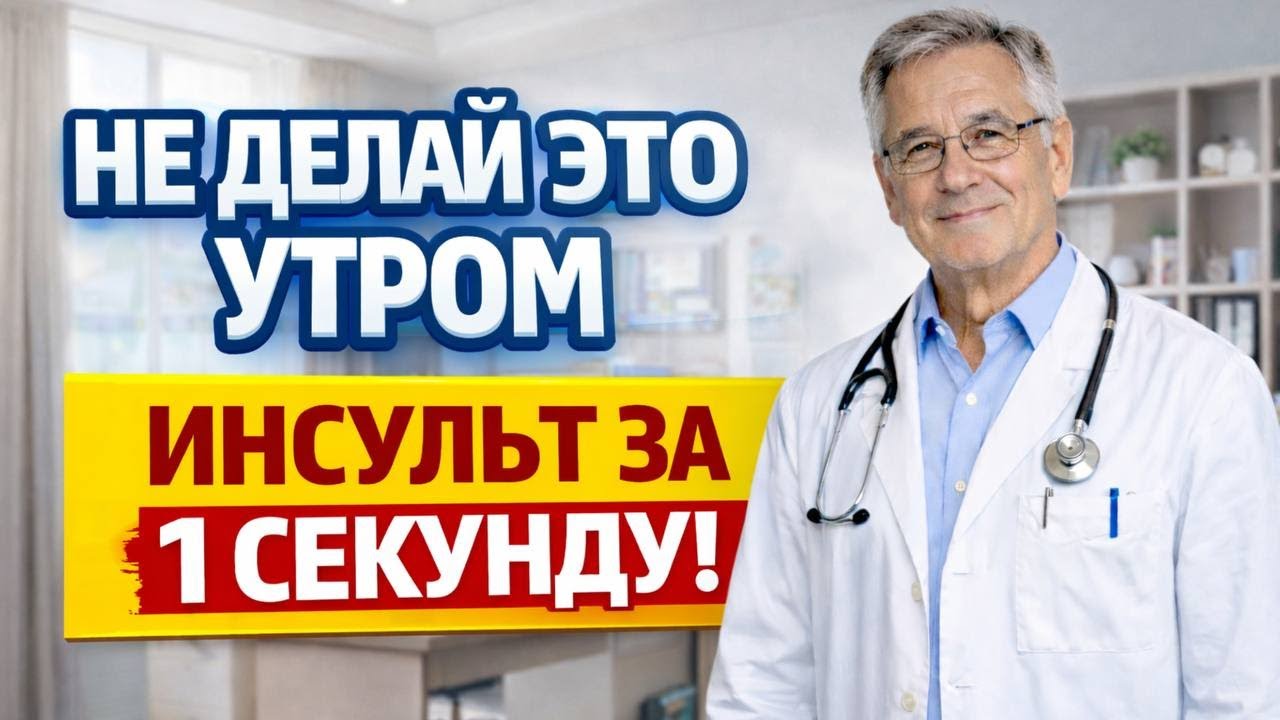 Инсульт начинается утром: ошибка миллионов после 60 — как защитить себя - Доктор Дмитрий Корнев