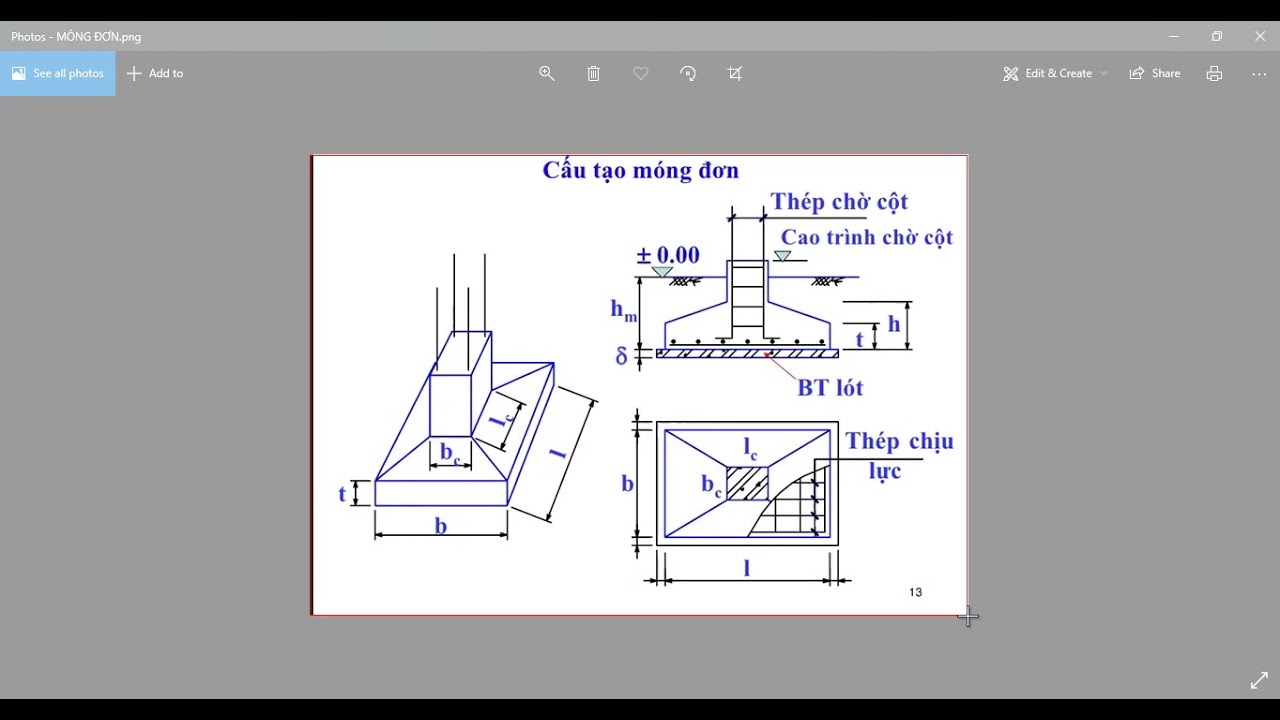 18 TẠO FAMILY MÓNG ĐƠN TRONG REVIT