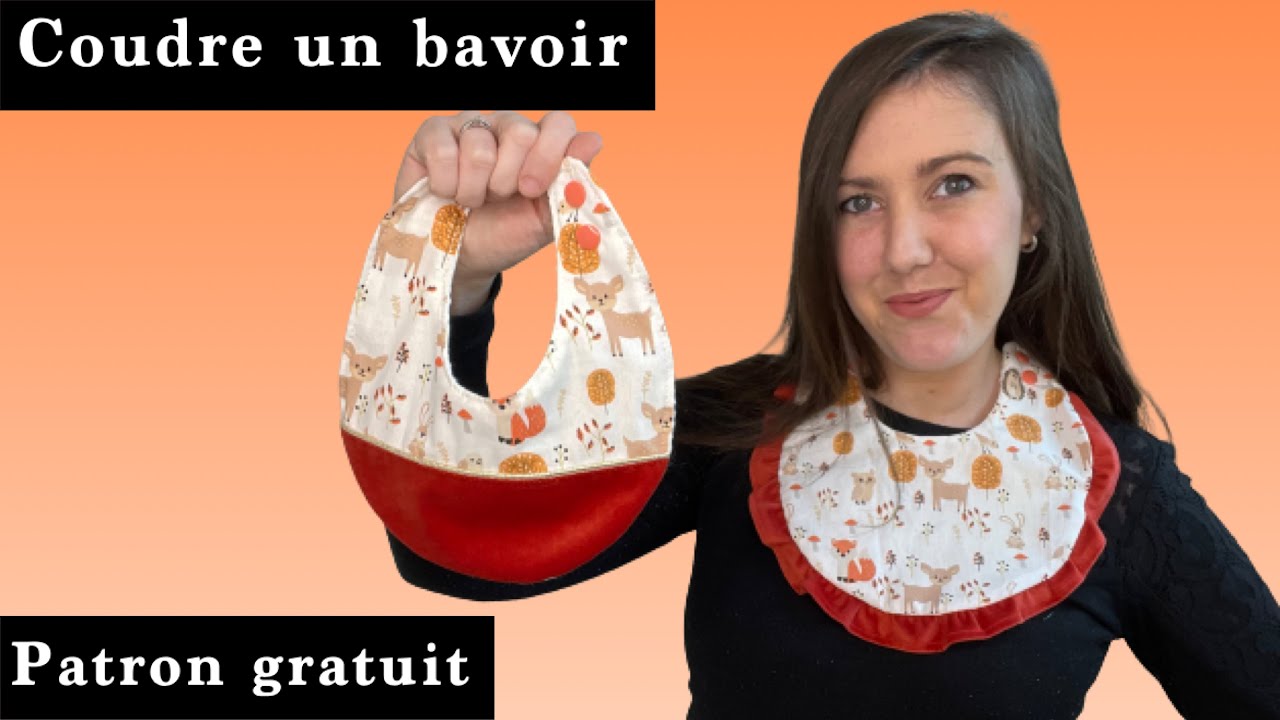 TUTO COUTURE - coudre un bavoir bébé original