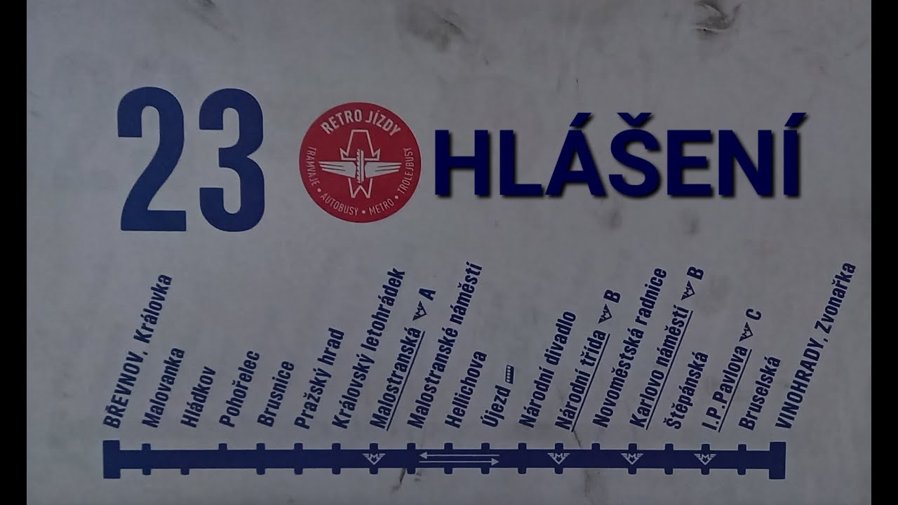 SPECIÁL za 200 odběratelů: Hlášení linka 23 Zvonařka - Královka od Dagmar Hazdrové