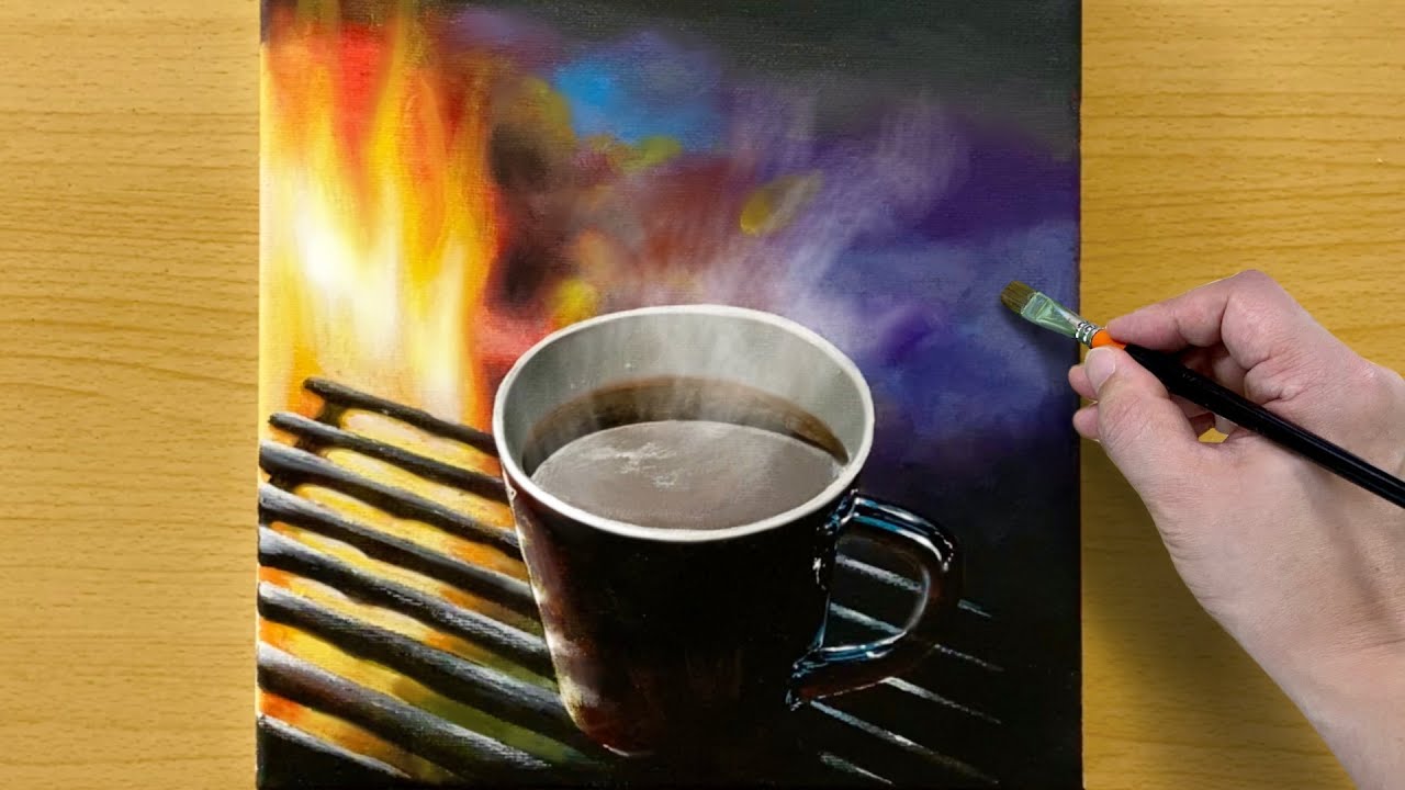 Shall we go Camping? / Acrylic / STEP BY STEP #148 / 아크릴화