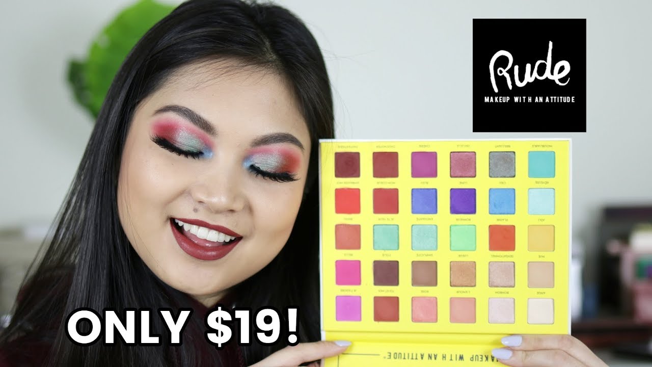 RUDE COSMETICS C'EST FANTASTIQUE SWATCHES & REVIEW | MAKEUP TUTORIAL