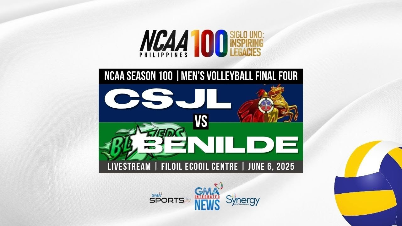 Letran vs Benilde (Men's Volleyball Final Four) | NCAA Season 100