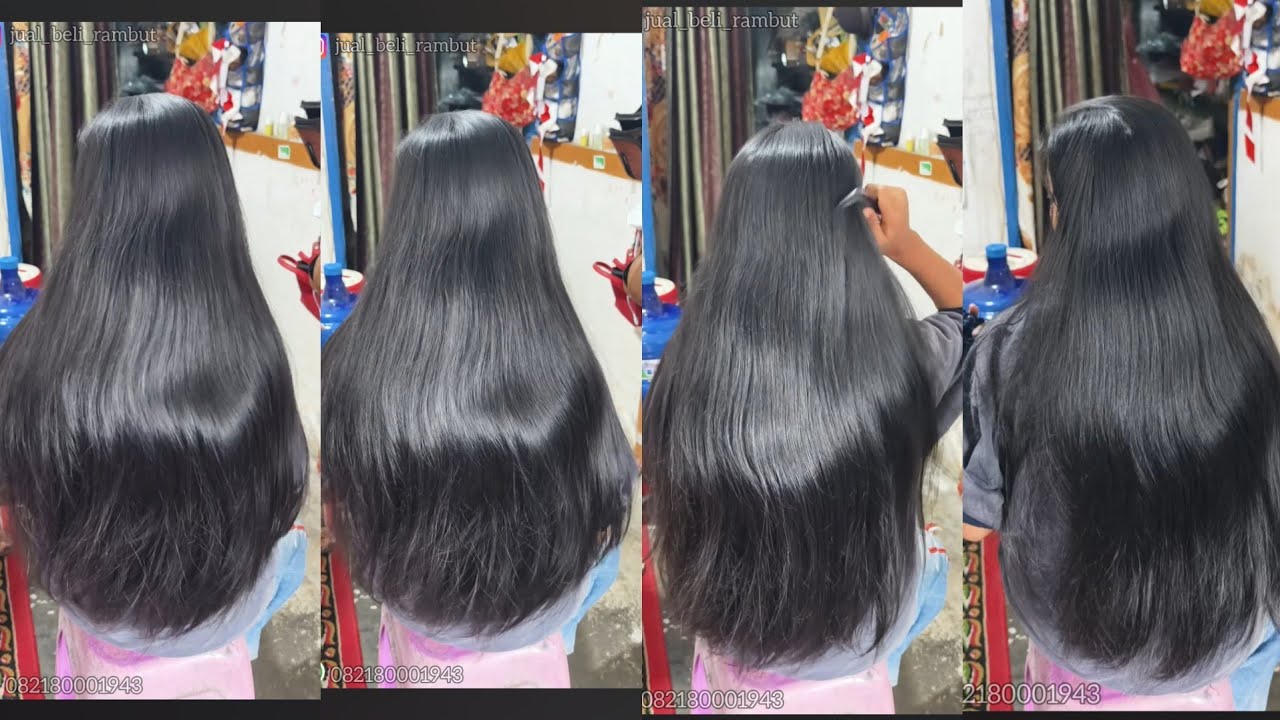 RAMBUT PANJANG YANG BEGITU INDAH TEBAL DAN BERKILAU ✨ DIPOTONG EXTREME SAMPAI MENTOK SUPER PENDEK