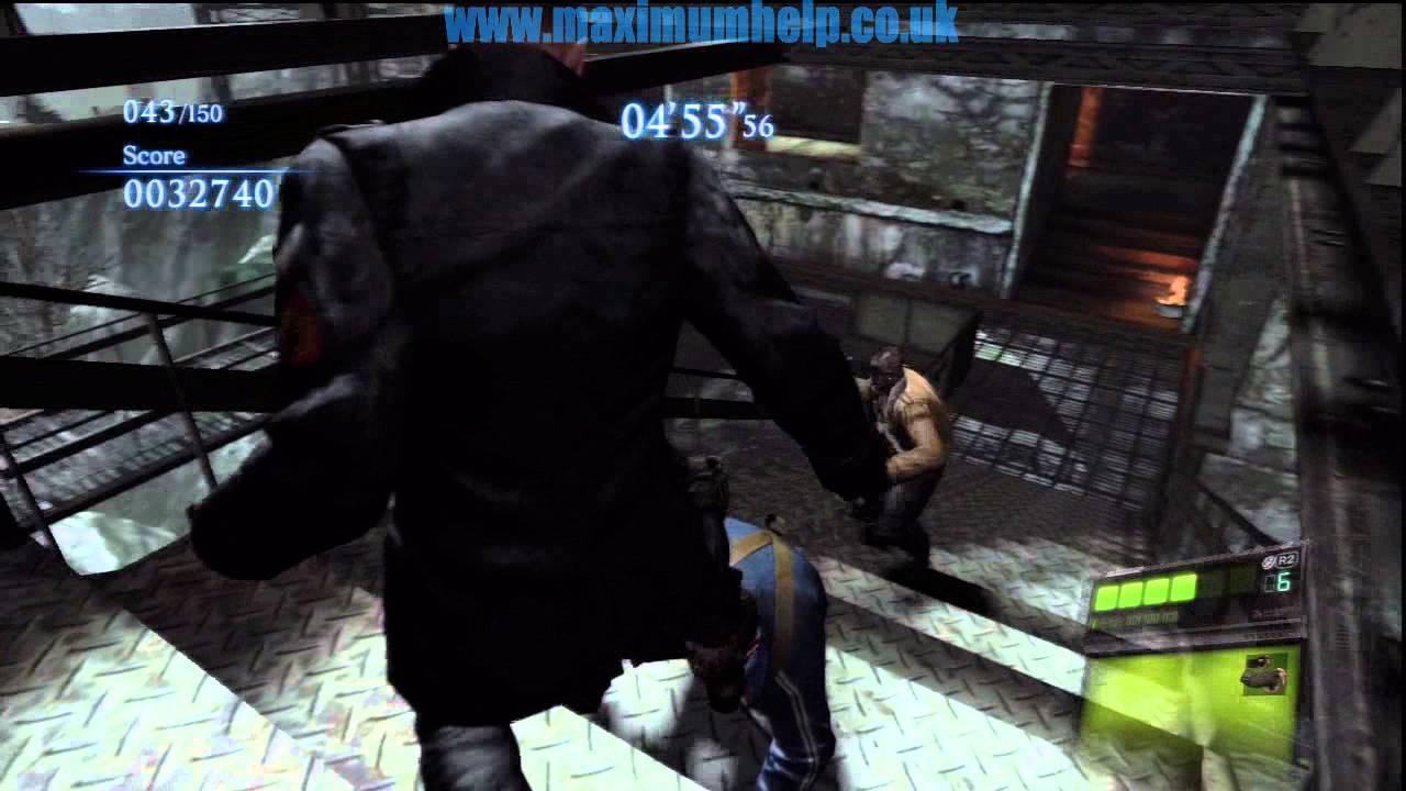 Secret Boss Steel Beast How To Unlock The Mercenaries Resident Evil 6 RE6 Tips strategy PS3 HD