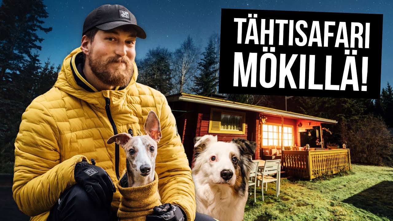 Tähtiä jahtaamassa! - Mökkivlogi