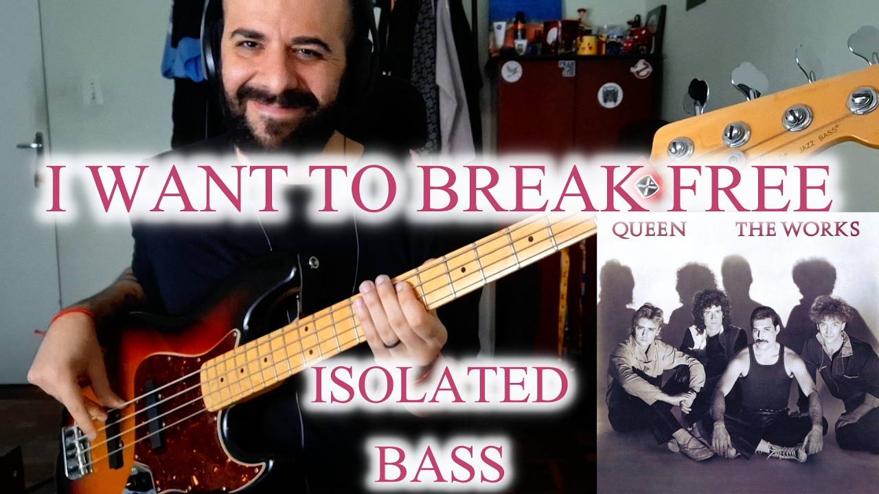 I Want To Break Free (Queen) SÓ BAIXO | ISOLATED BASS COVER