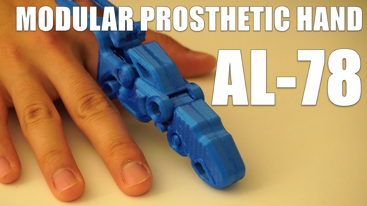 Modular prosthetic hand project: AL78 v2 0 update