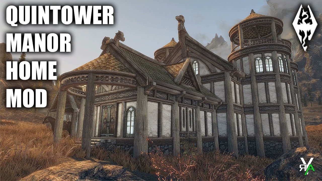 QUINTOWER MANOR: Perfect Collector's Player Home Mod- Xbox Modded Skyrim Mod Showcase